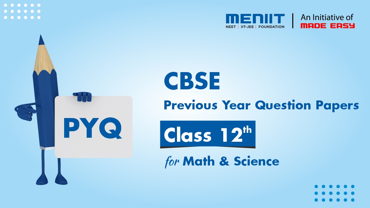 CBSE Previous Year Question Papers Class 12th