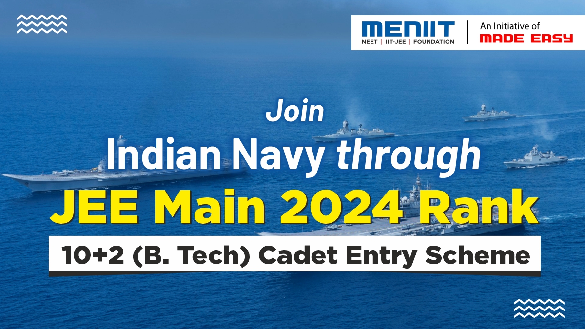 Join Indian navy through JEE Main 2024